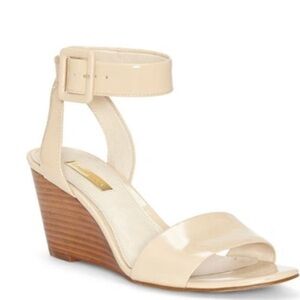 LOUISE ET CIE Punya Wedge Leather Sandals Size 9